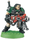 Dark Angel Scout with Heavy Bolter