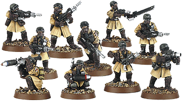 Imperial Guard Steel Legion Squad